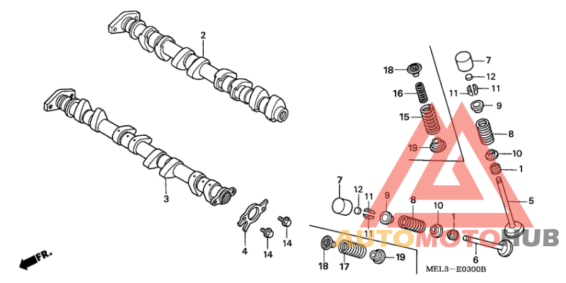 Распред вал/клапана