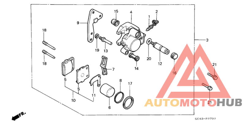 Передний суппорт