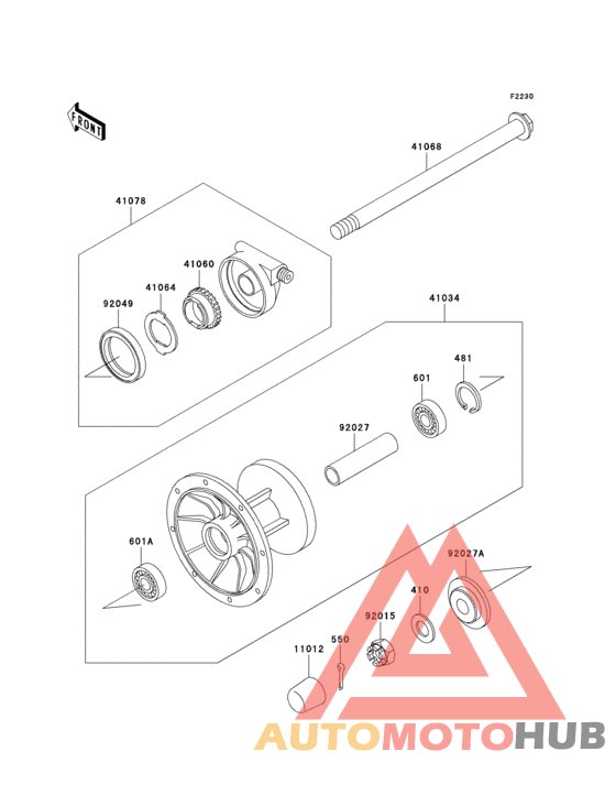 Переднее колесо