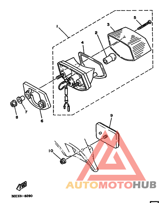 Taillight unit ass`y