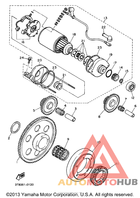 Муфта стартера