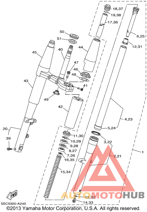 Передняя вилка