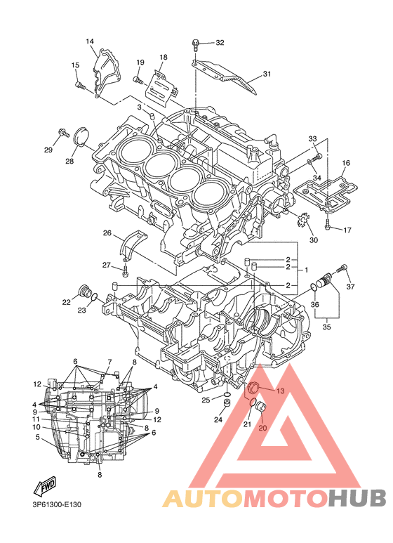 Картер двигателя