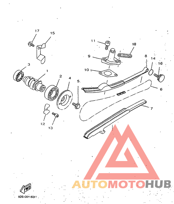 Camshaft. chain