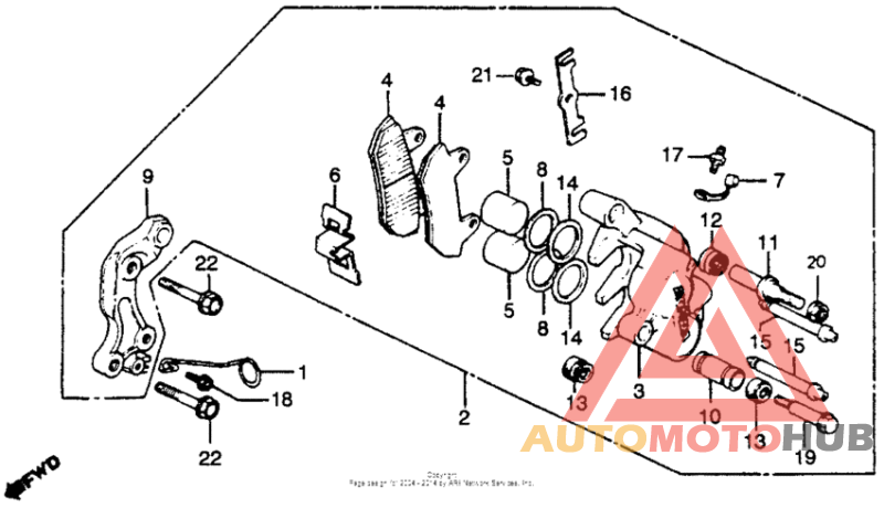 Передний суппорт