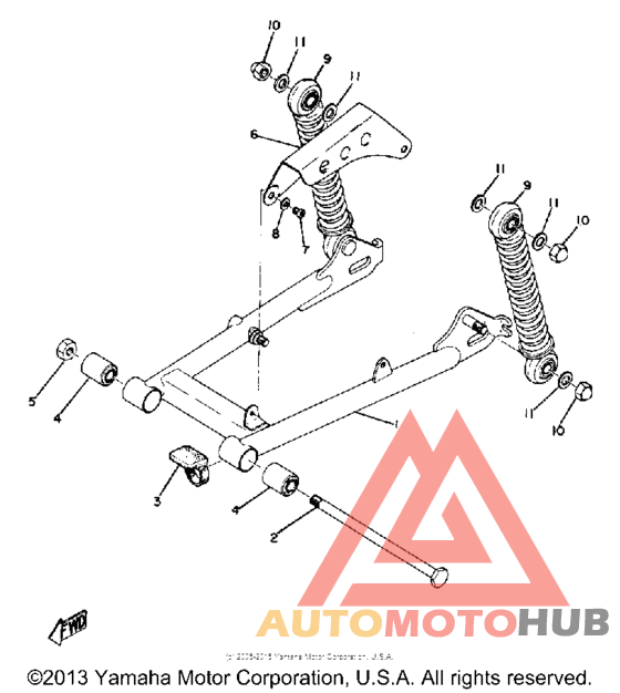 Rear arm - rear cushion