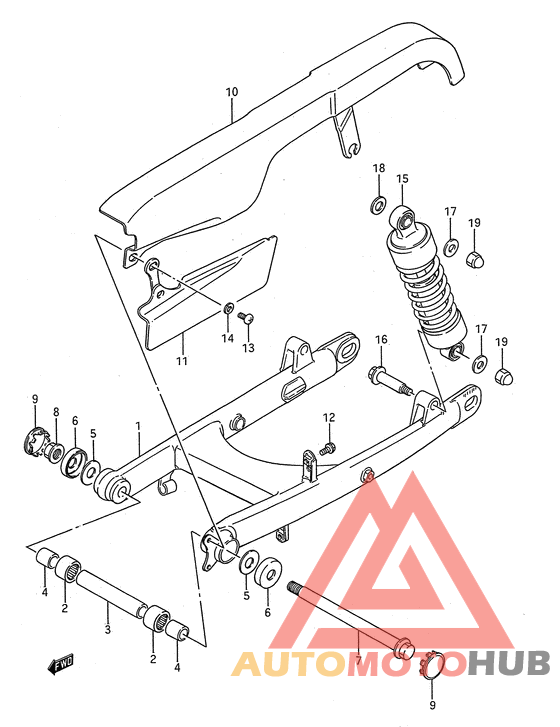 Маятник задний