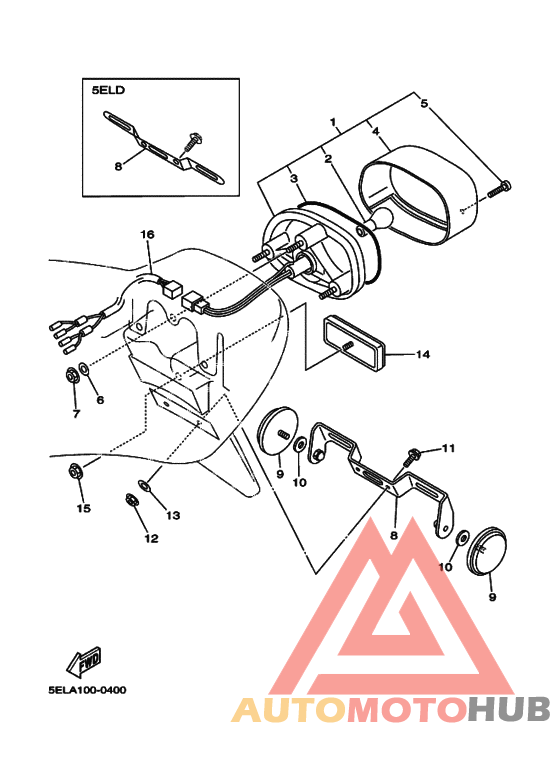 Taillight unit ass`y