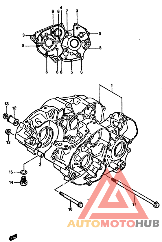 Картер двигателя