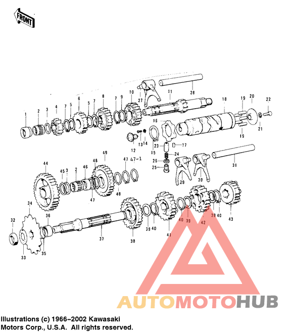 Transmission/change drum