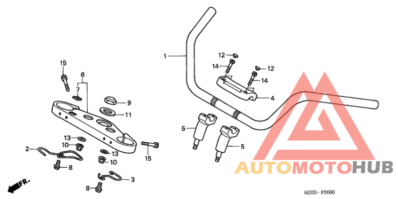 Handle pipe/top bridge