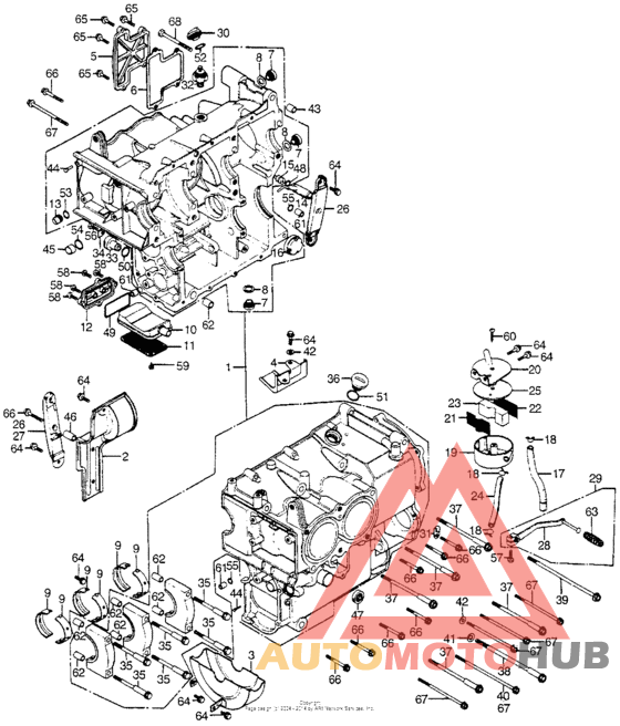 Cylinder block + breather chamber