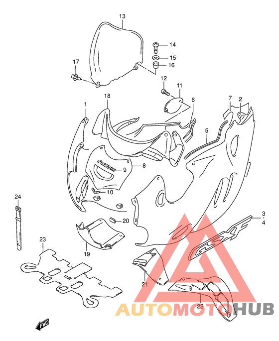Cowling body
