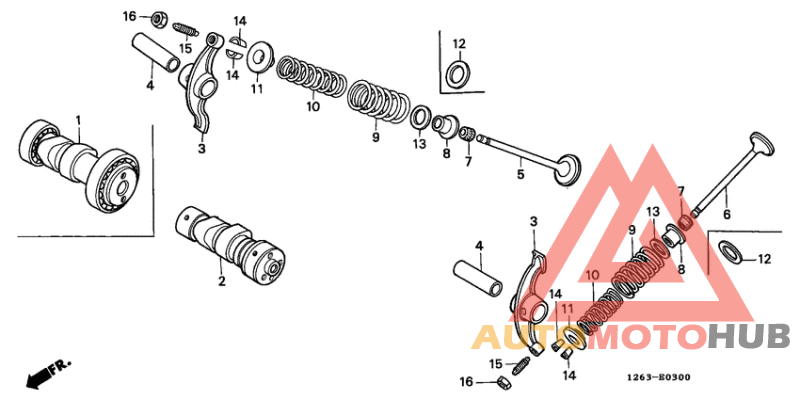 Распред вал/клапана