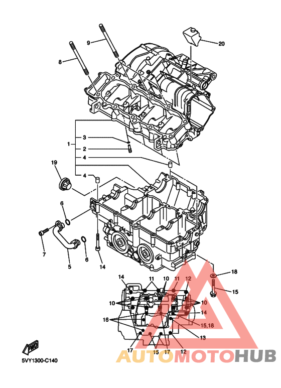 Картер двигателя