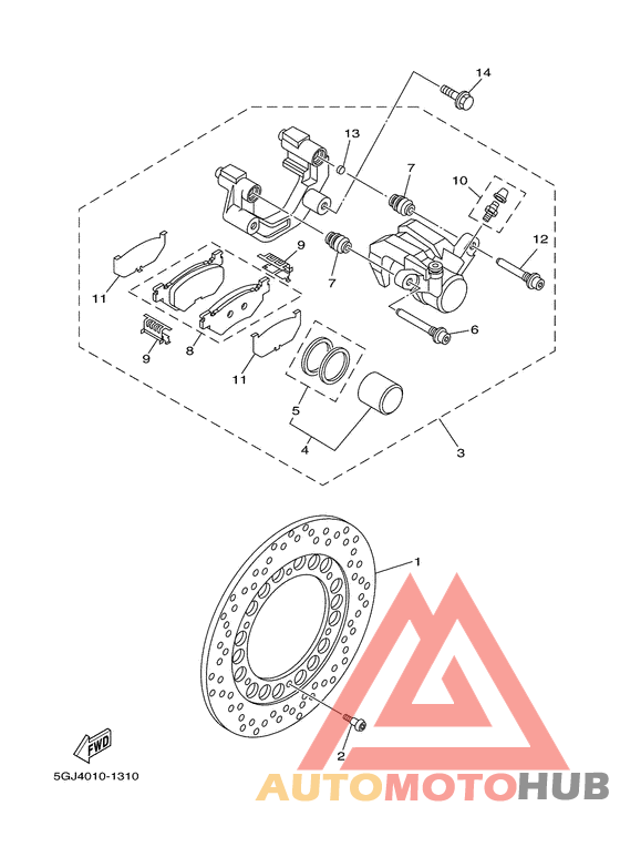 Задний суппорт