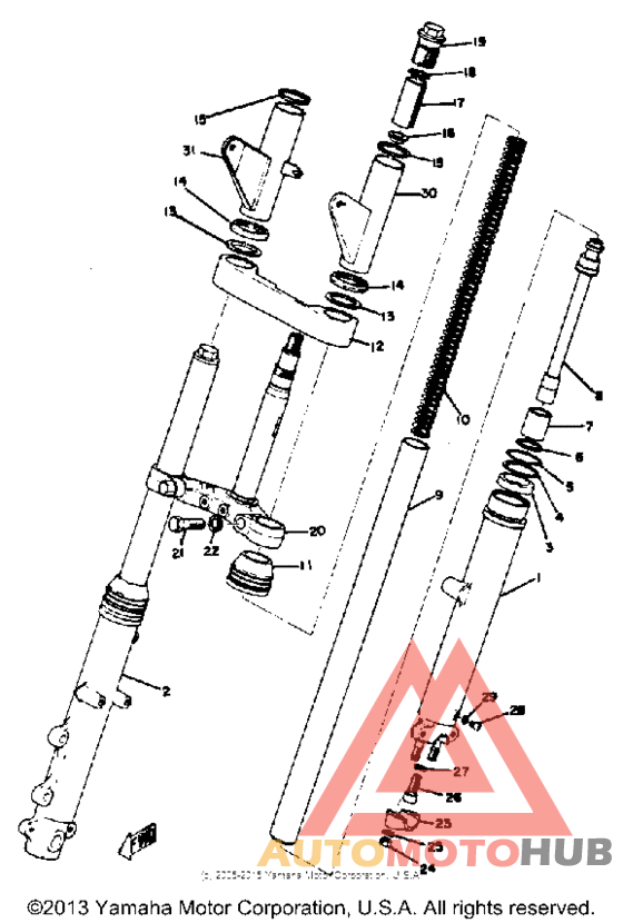 Передняя вилка