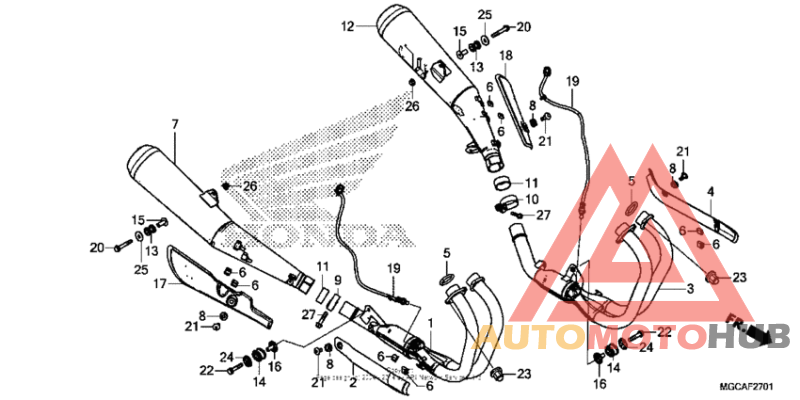 Exhaust muffler (2)