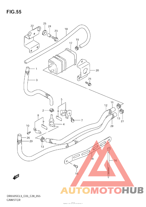 Canister (Dr650Sel3 E33)