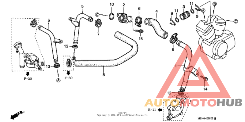 Патрубки охлаждения