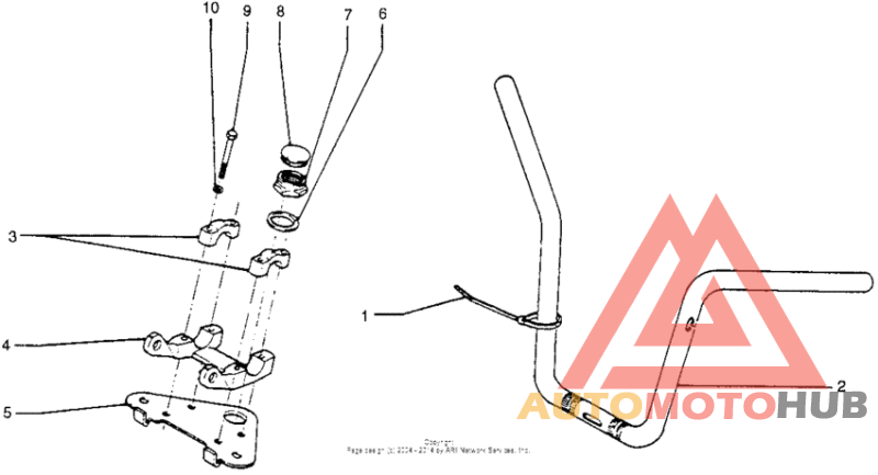 Handlebar + top bridge