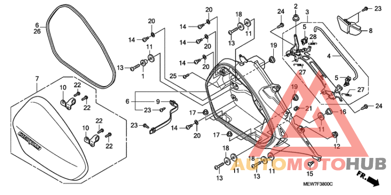 Правый кофр