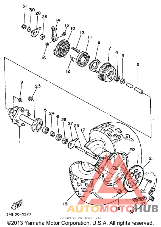 Переднее колесо