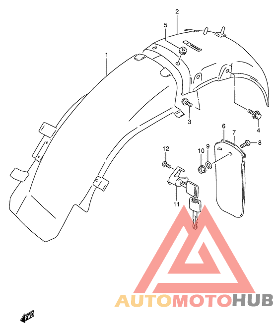 Заднее крыло