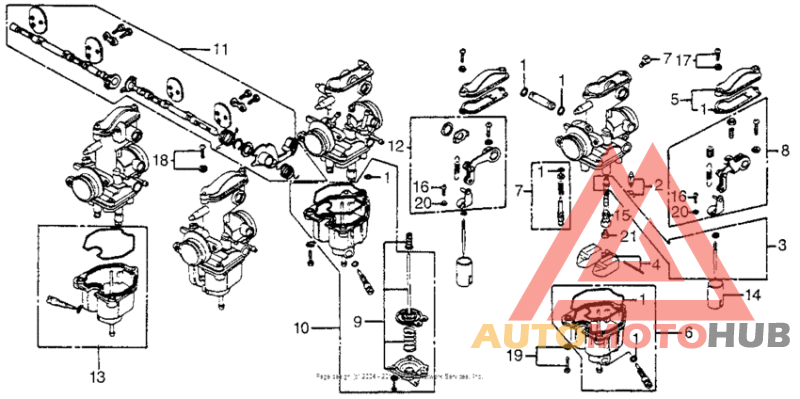 Carburetor comp. parts