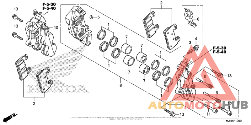 Передний суппорт