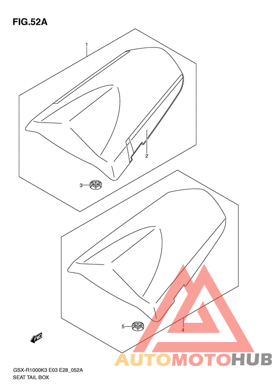 Seat tail box