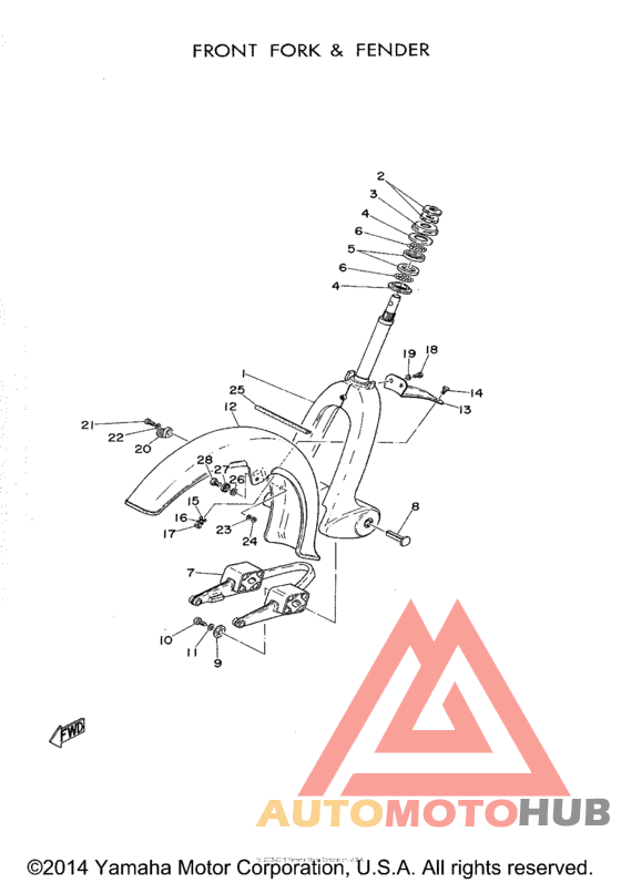 Передняя вилка