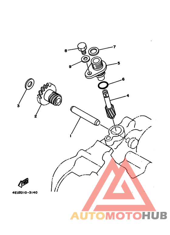 Передача тахометра