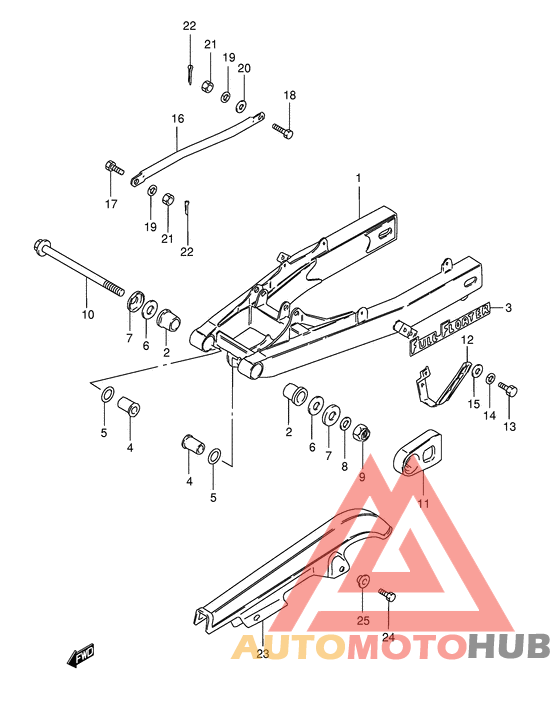 Маятник задний