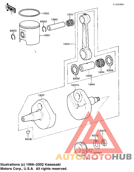 Crankshaft/piston