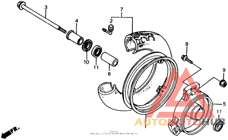 Переднее колесо