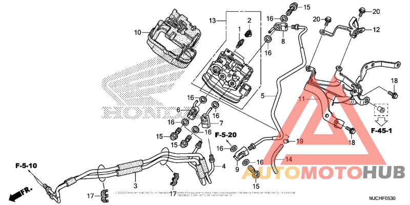 Front Valve Unit (Cbr600Ra)