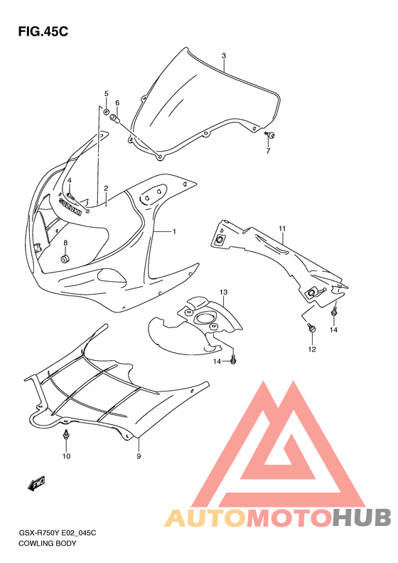 Cowling body