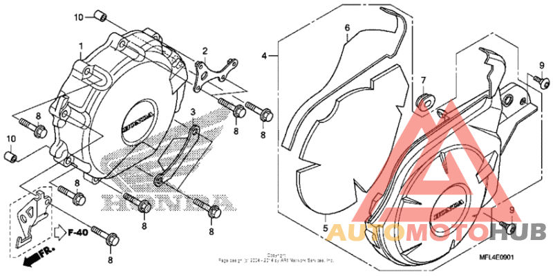Крышка генератора