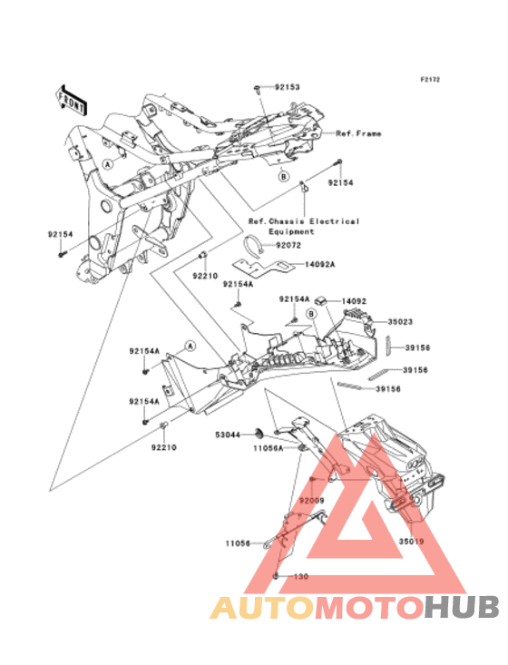 Задний бампер