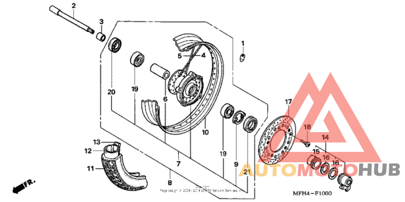 Переднее колесо