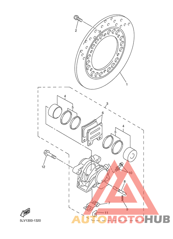 Задний суппорт
