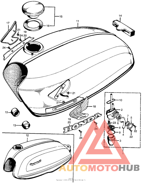 Fuel tank + fuel valve