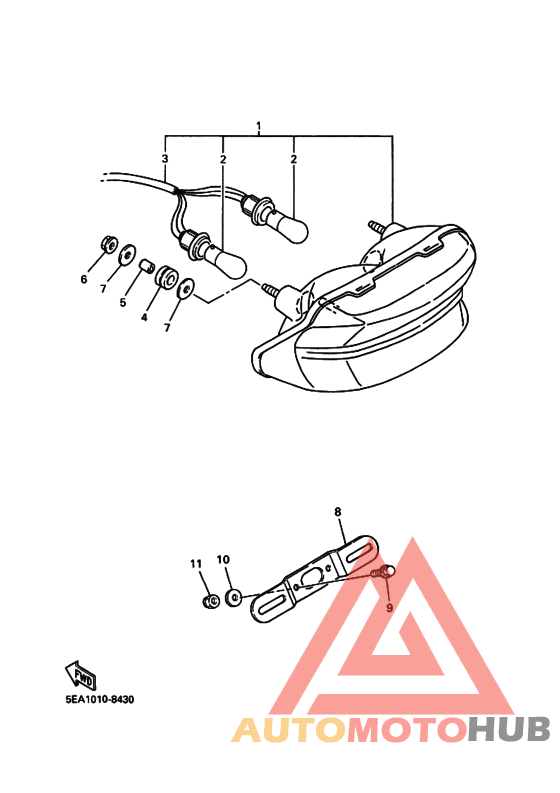 Taillight unit ass`y