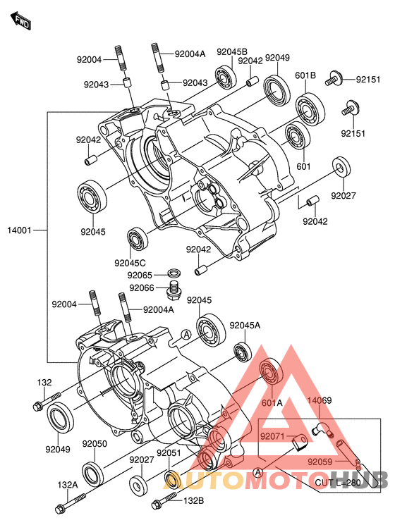 Картер двигателя