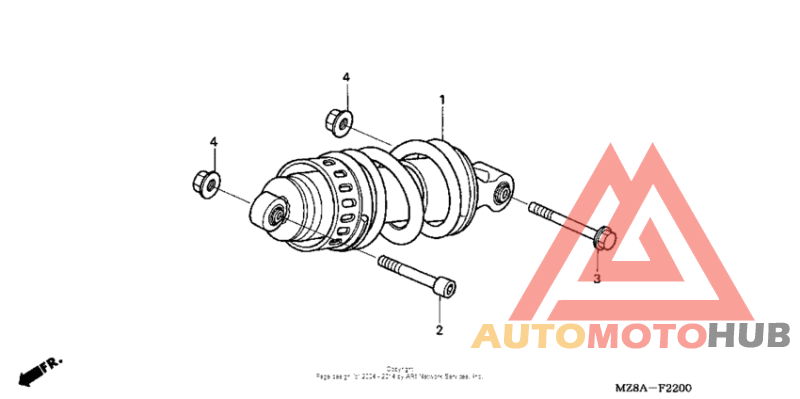 Задние амортизаторы
