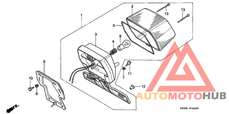 Taillight unit ass`y
