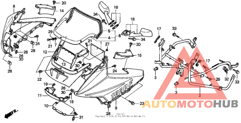 Верхний обтекатель
