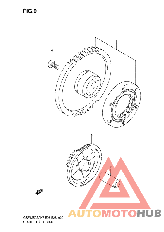 Муфта стартера