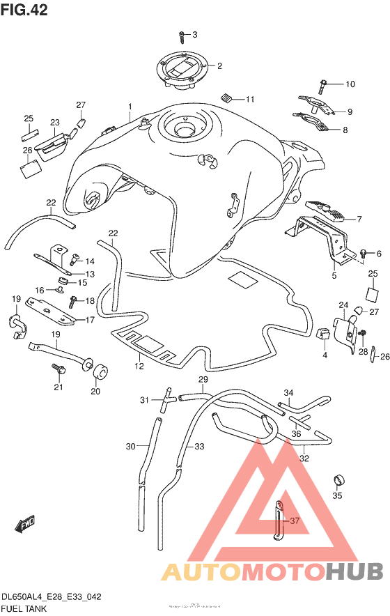 Fuel Tank (Dl650Al4 E28)